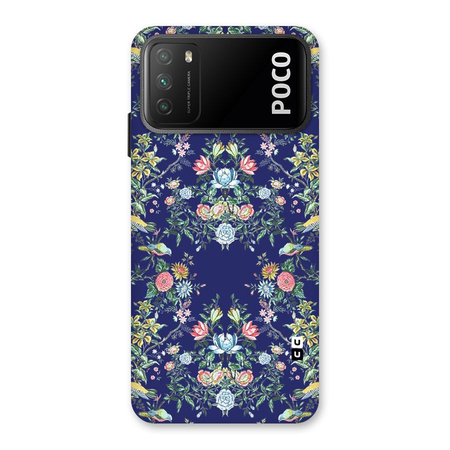 Little Flowers Pattern Back Case for Poco M3