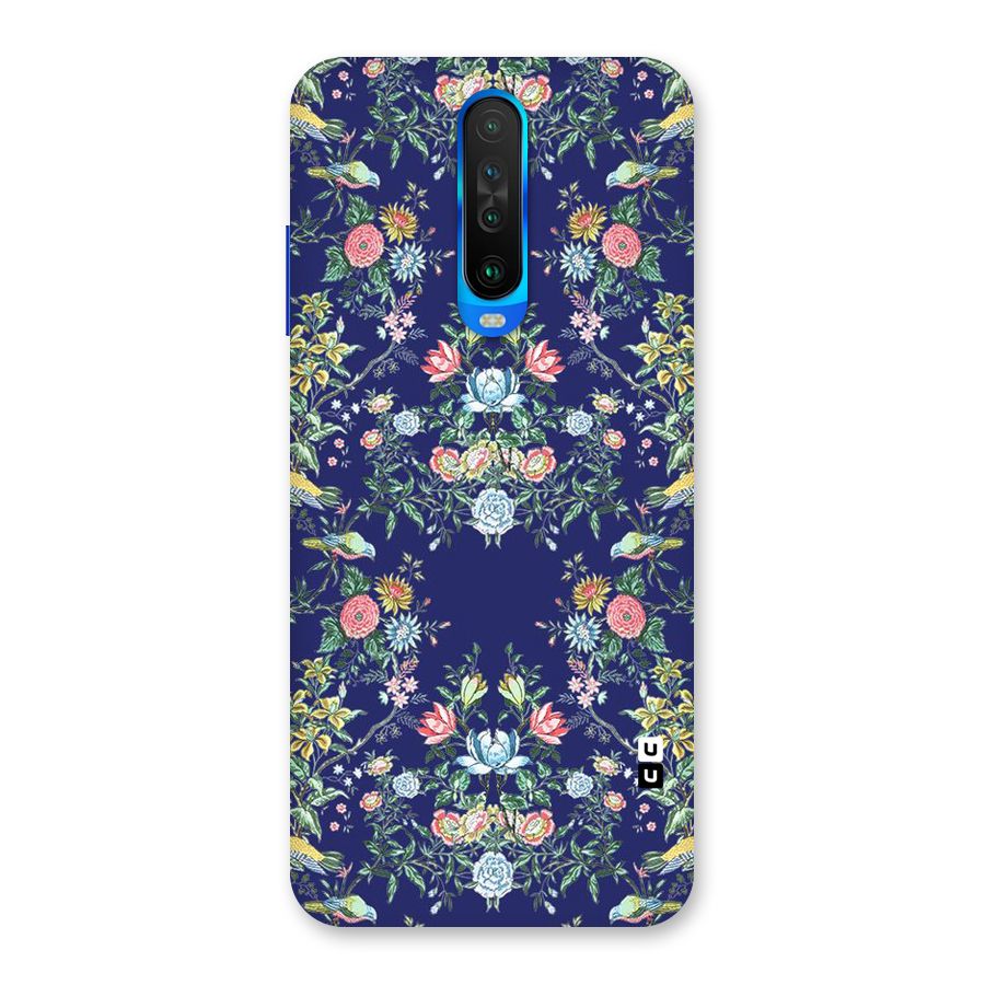 Little Flowers Pattern Back Case for Poco X2
