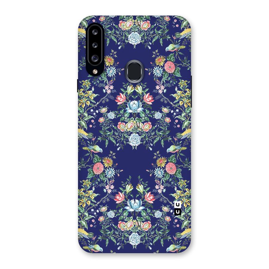 Little Flowers Pattern Back Case for Samsung Galaxy A20s