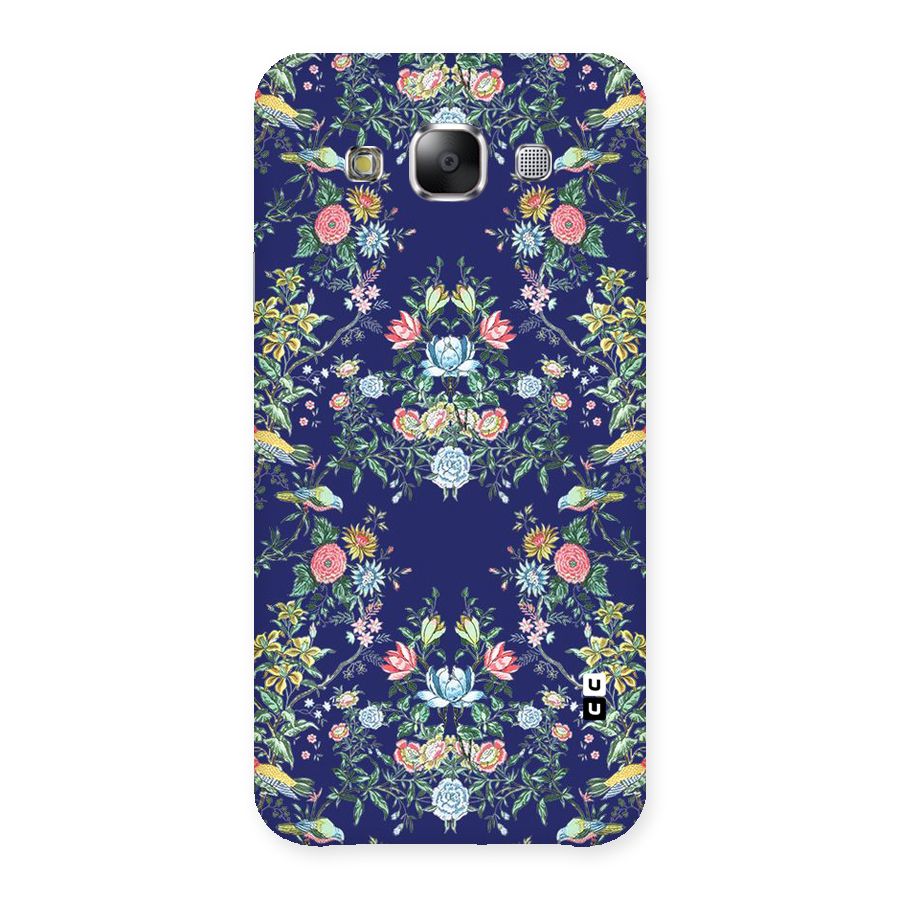Little Flowers Pattern Back Case for Samsung Galaxy E5