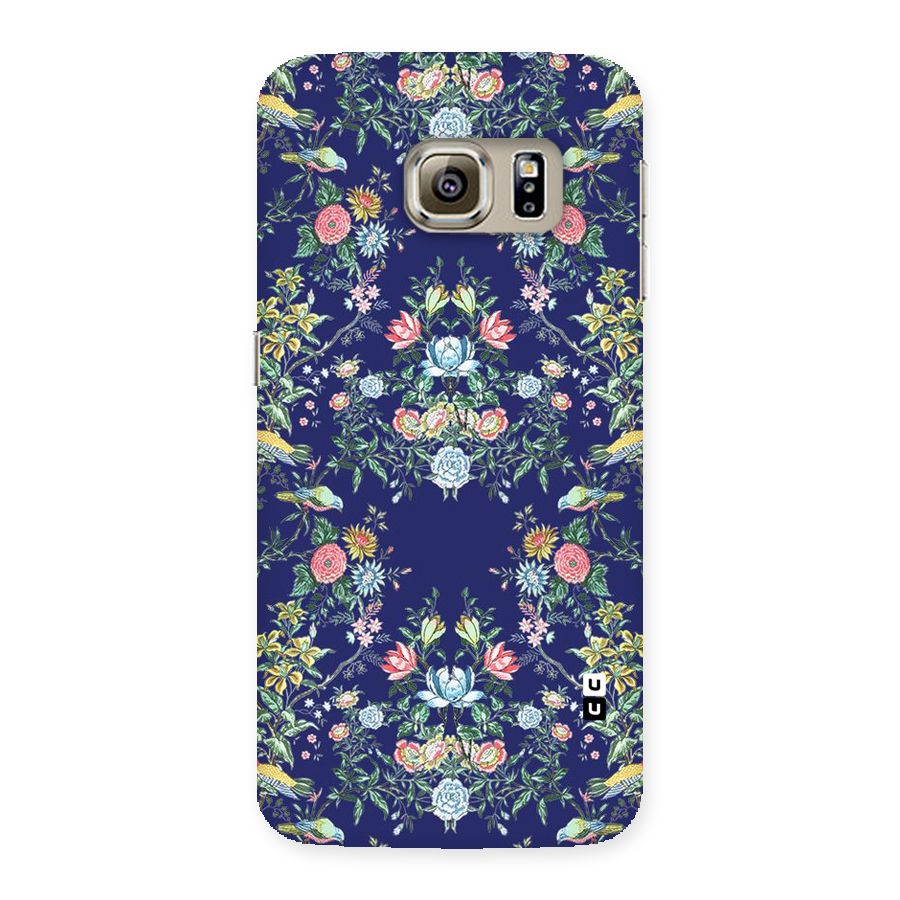 Little Flowers Pattern Back Case for Samsung Galaxy S6 Edge