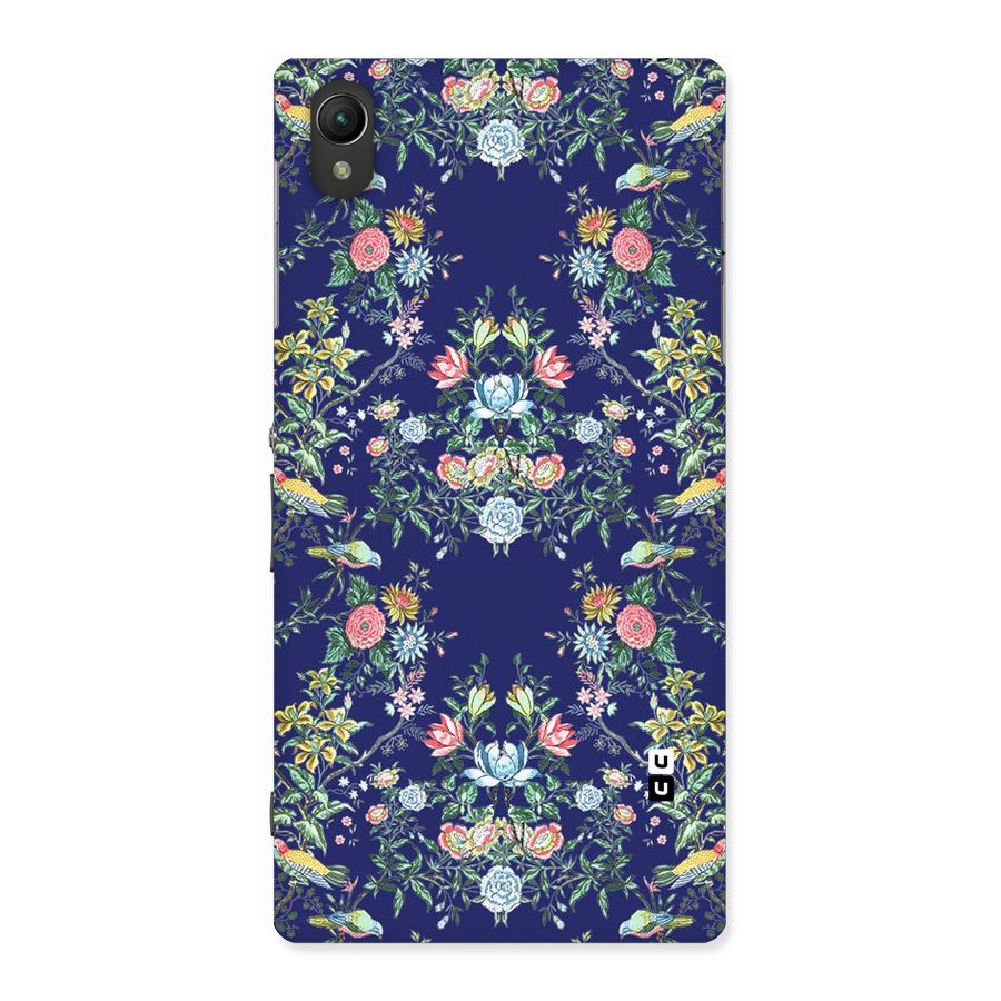 Little Flowers Pattern Back Case for Sony Xperia Z1
