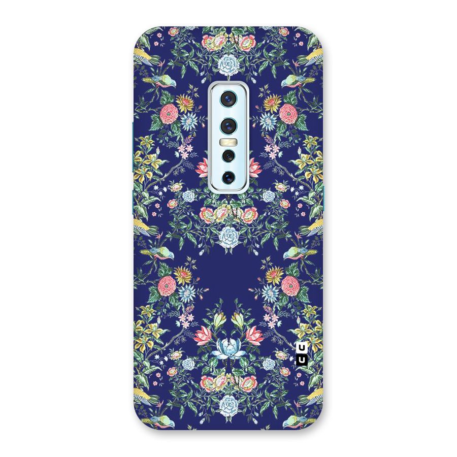 Little Flowers Pattern Back Case for Vivo V17 Pro