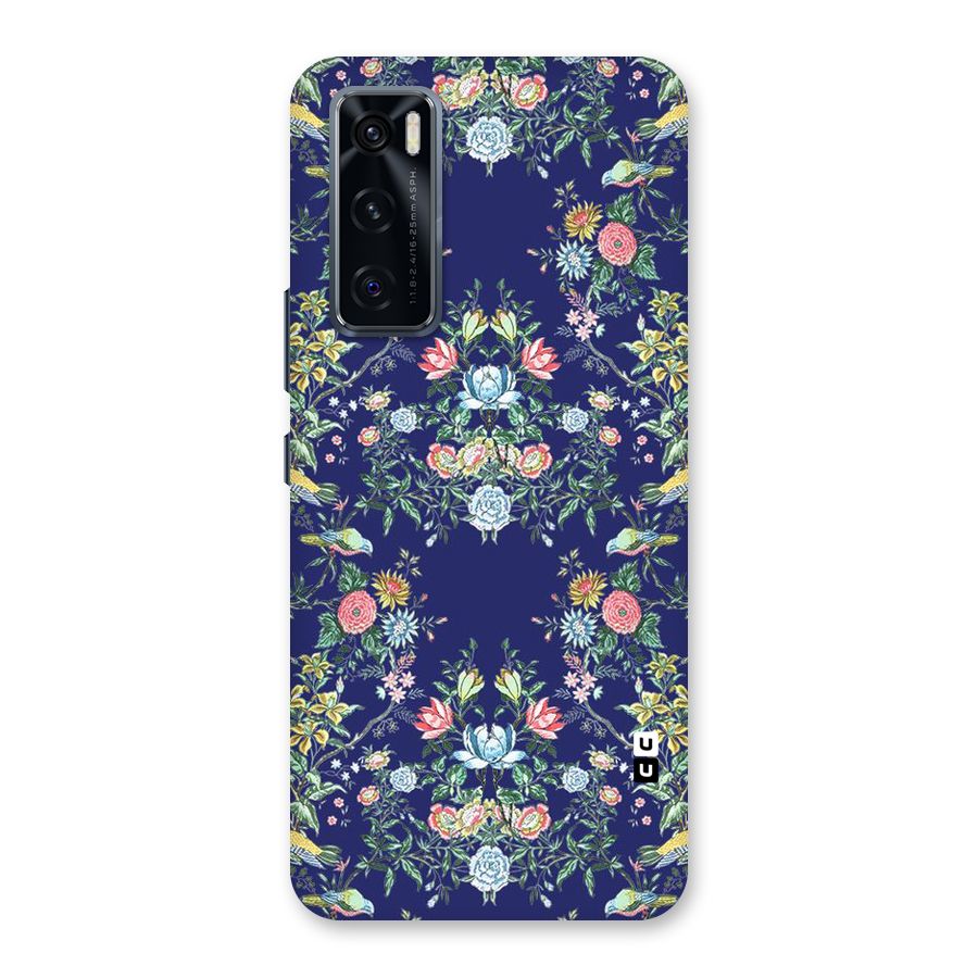 Little Flowers Pattern Back Case for Vivo V20 SE