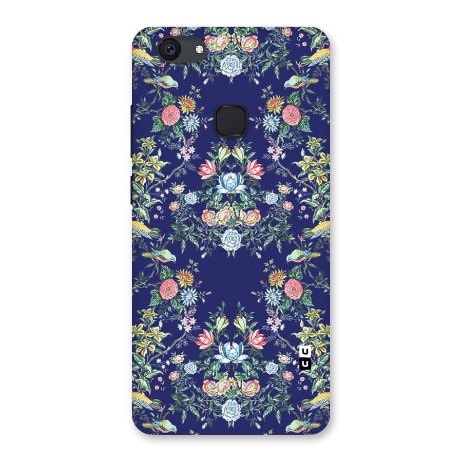 Little Flowers Pattern Back Case for Vivo V7 Plus