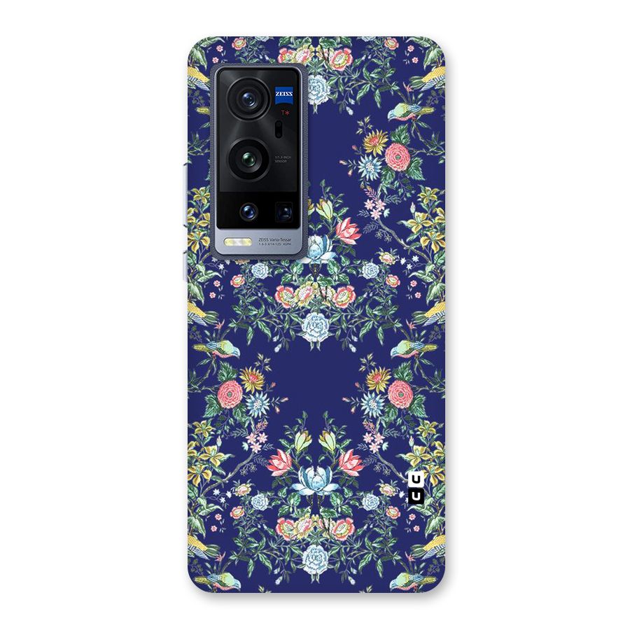 Little Flowers Pattern Back Case for Vivo X60 Pro Plus