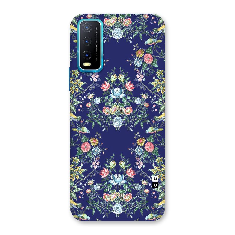 Little Flowers Pattern Back Case for Vivo Y20G