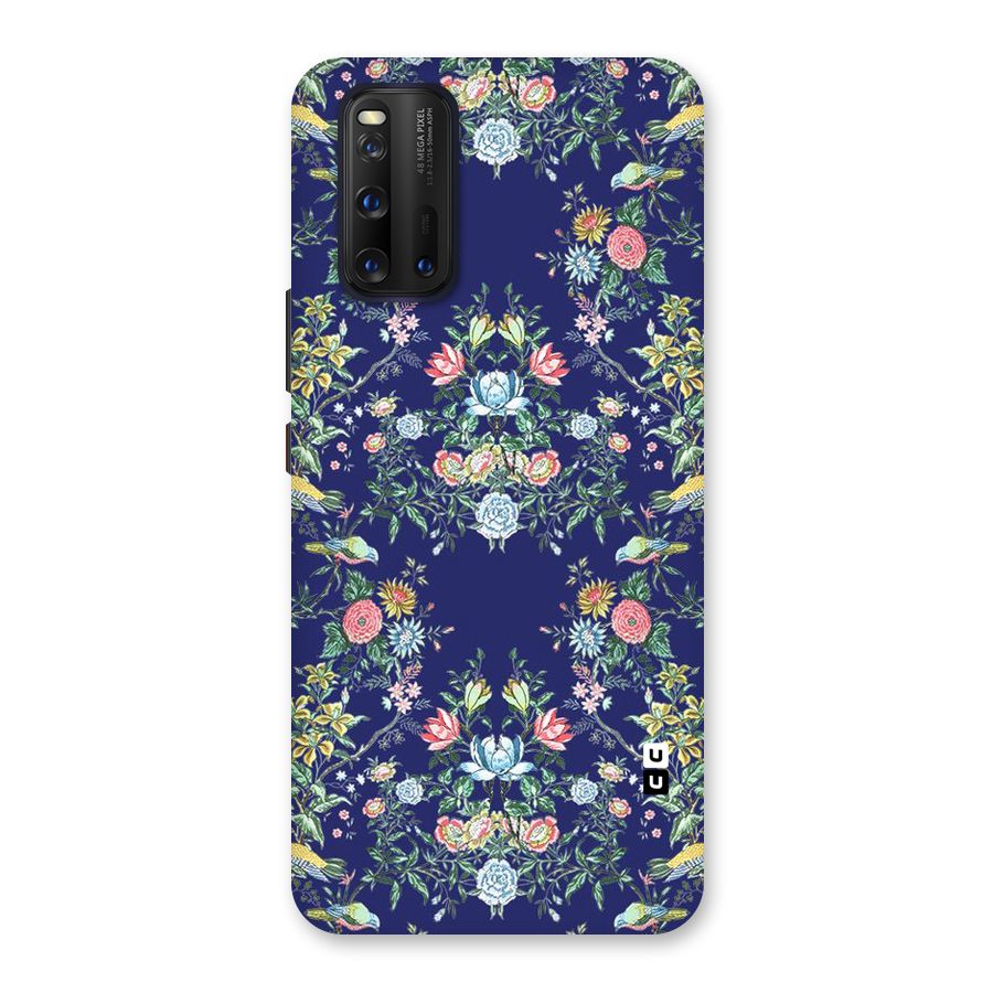 Little Flowers Pattern Back Case for Vivo iQOO 3