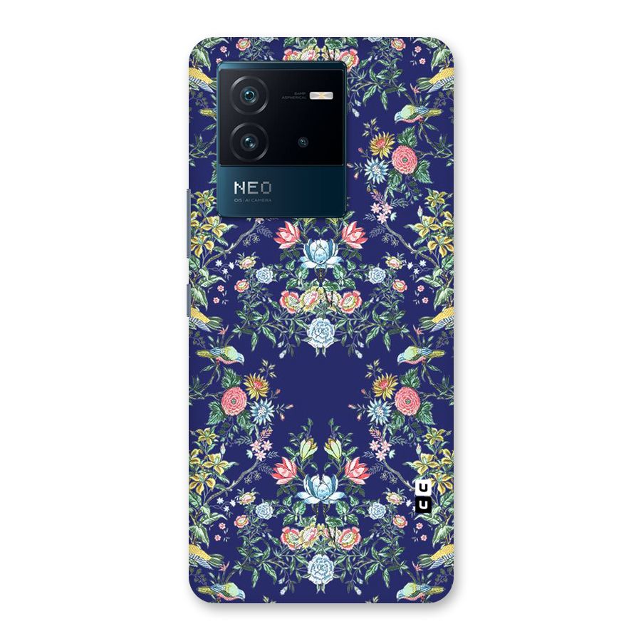 Little Flowers Pattern Back Case for Vivo iQOO Neo 6 5G