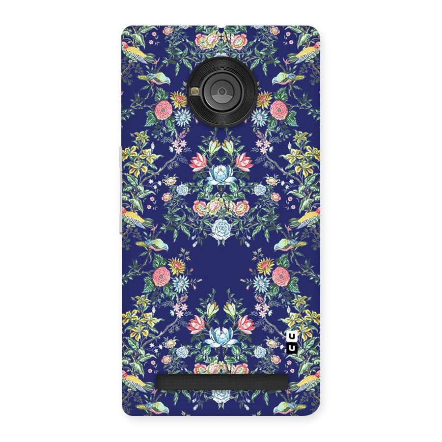 Little Flowers Pattern Back Case for Yu Yunique