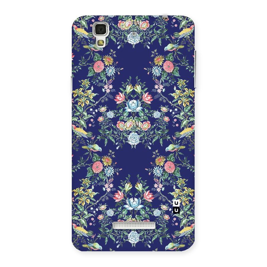 Little Flowers Pattern Back Case for Yu Yureka