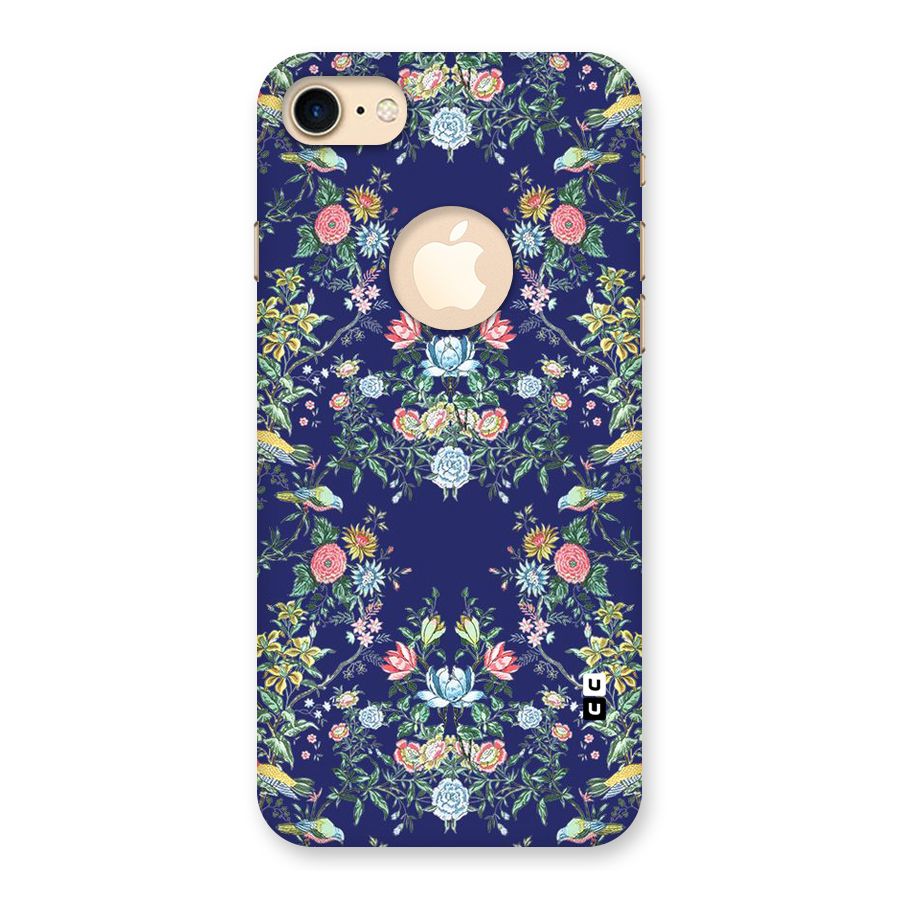 Little Flowers Pattern Back Case for iPhone 7 Logo Cut
