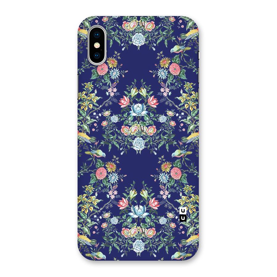 Little Flowers Pattern Back Case for iPhone XS