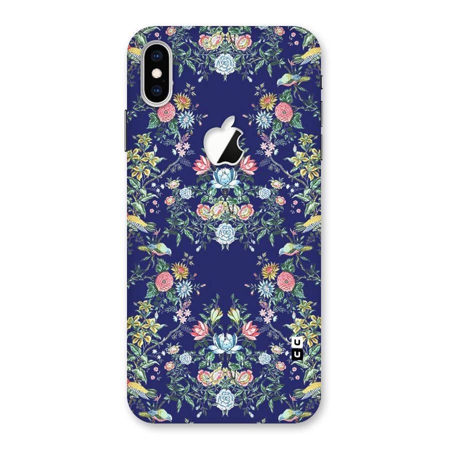 Little Flowers Pattern Back Case for iPhone XS Max Apple Cut