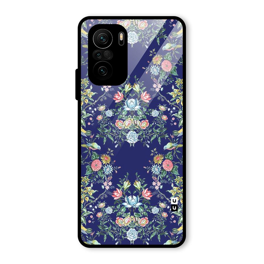 Little Flowers Pattern Glass Back Case for Mi 11X Pro