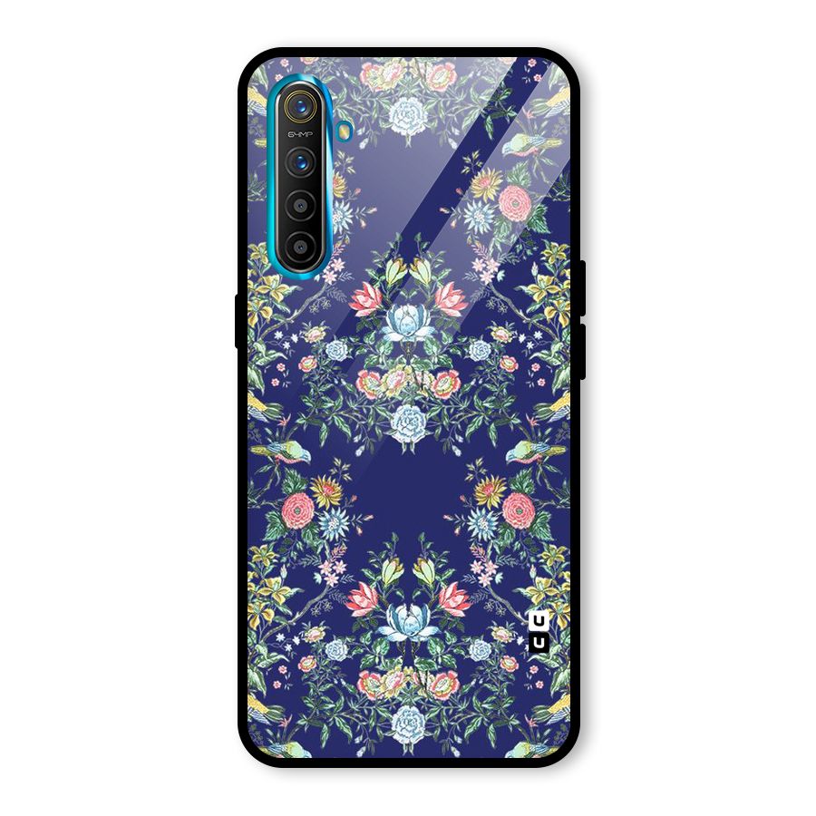 Little Flowers Pattern Glass Back Case for Realme X2