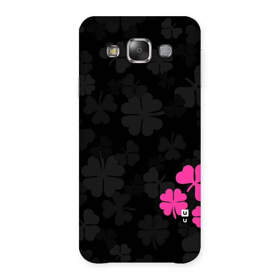 Little Pink Flower Back Case for Galaxy E7