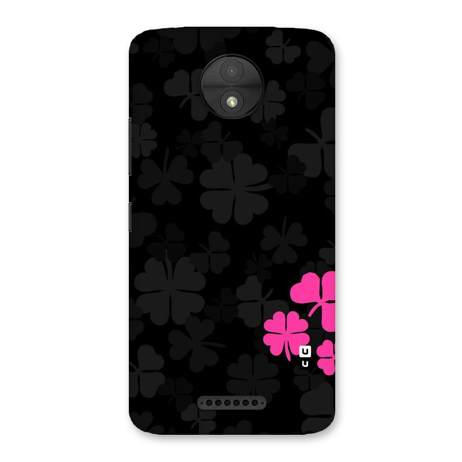 Little Pink Flower Back Case for Moto C