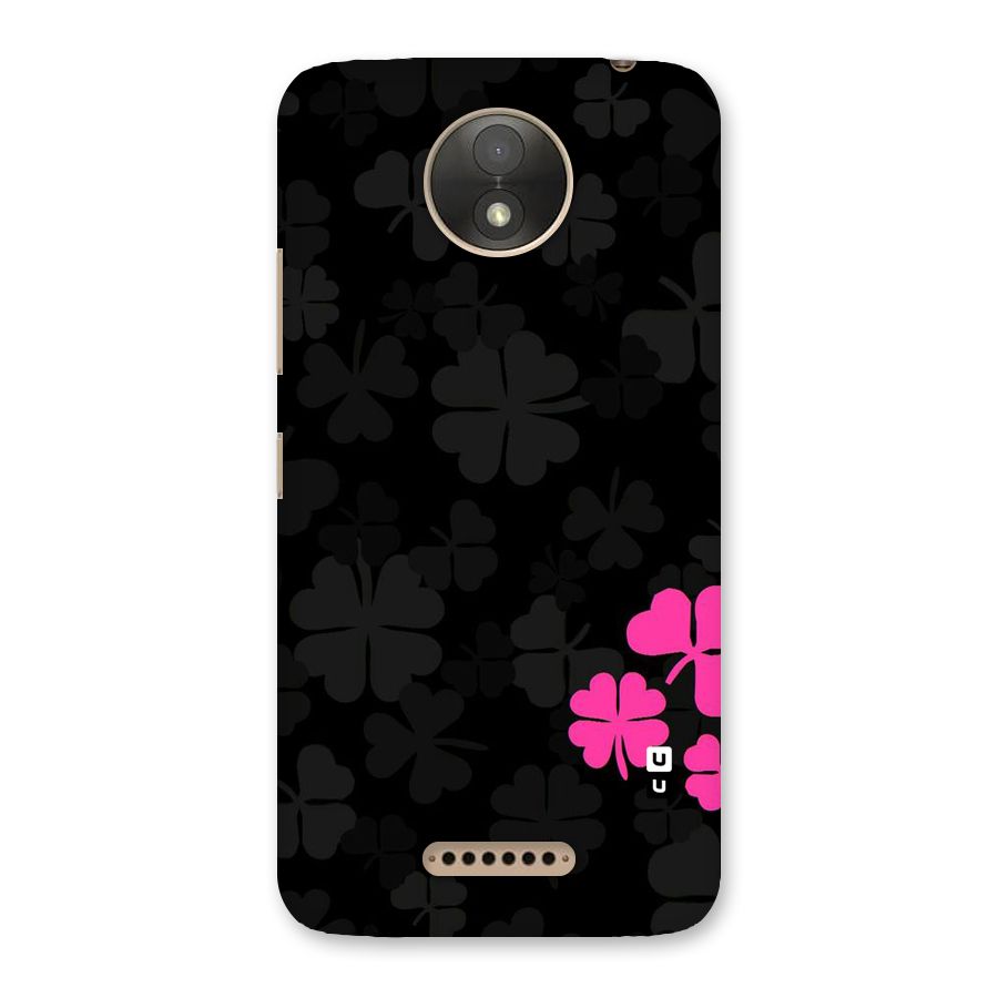 Little Pink Flower Back Case for Moto C Plus