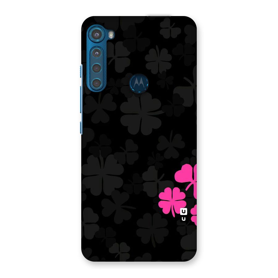 Little Pink Flower Back Case for Motorola One Fusion Plus