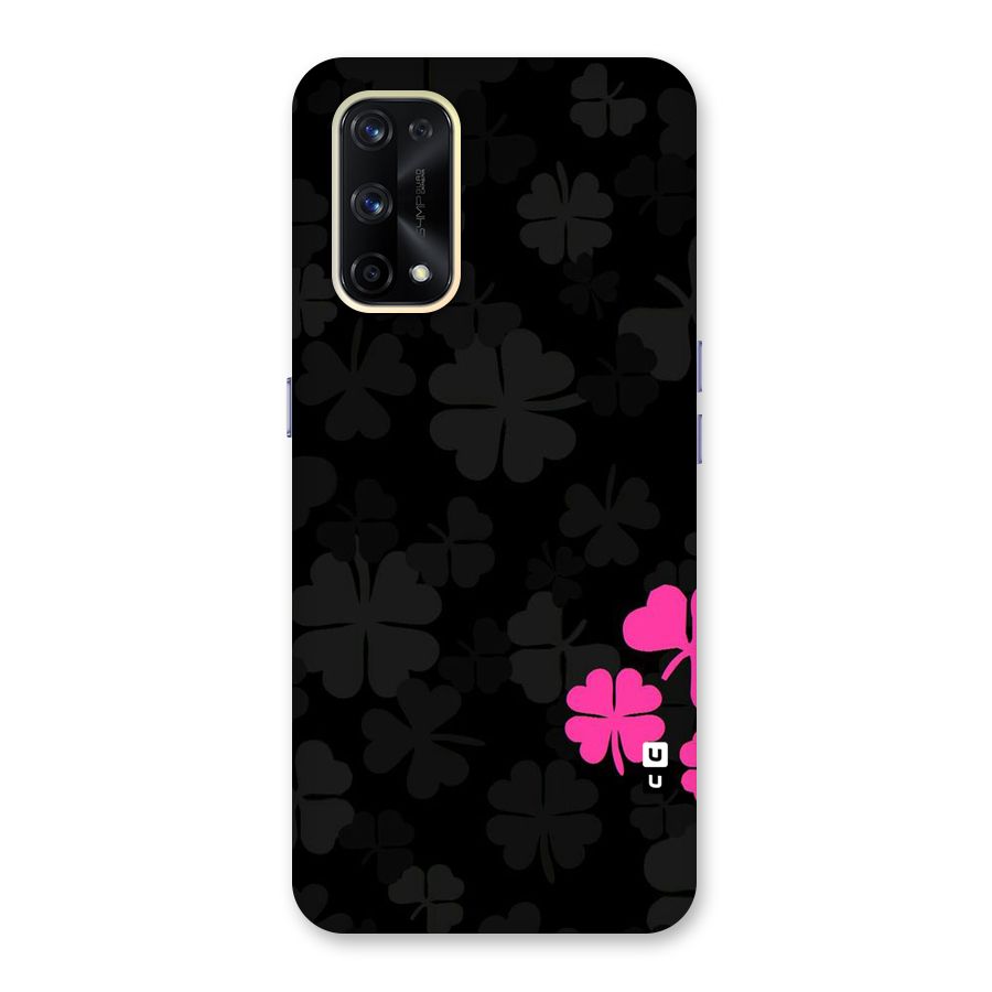 Little Pink Flower Glass Back Case for Realme X7 Pro