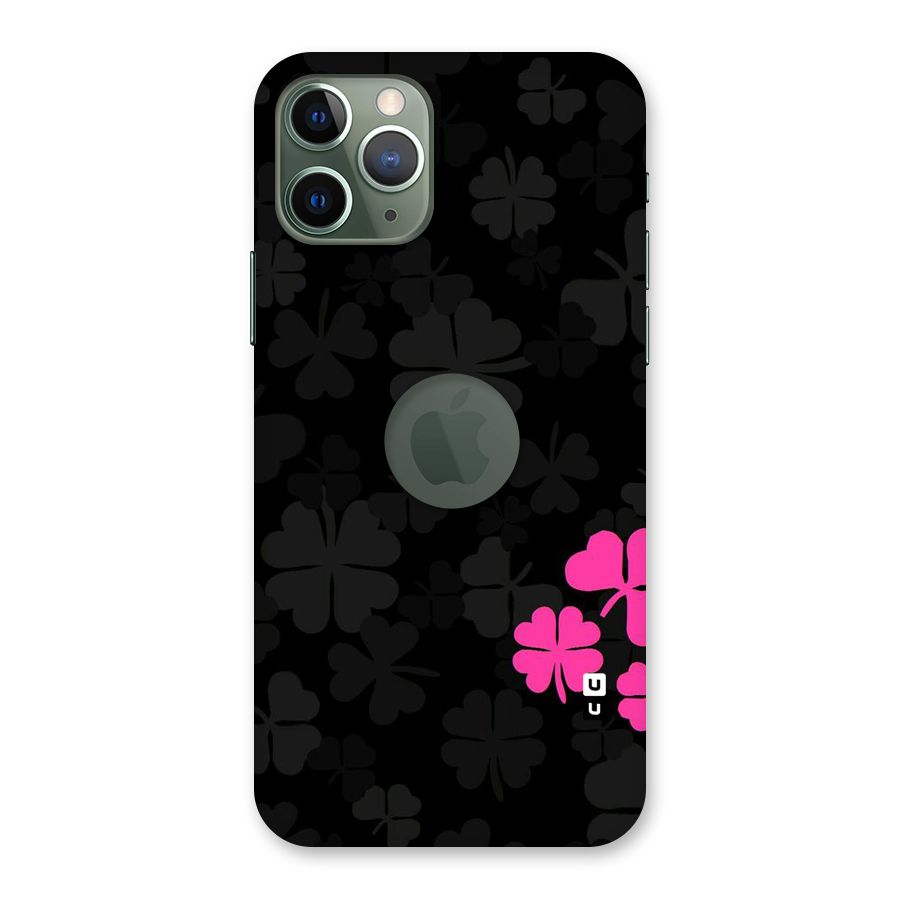 Little Pink Flower Back Case for iPhone 11 Pro Logo  Cut