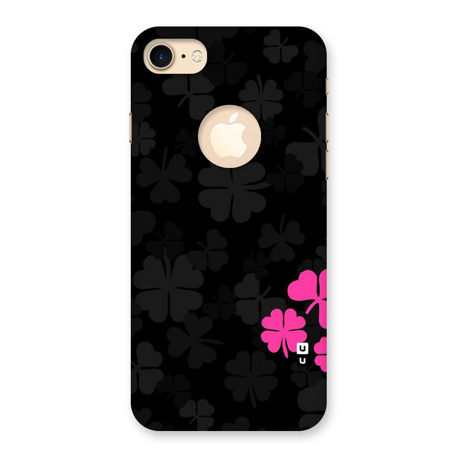 Little Pink Flower Back Case for iPhone 7 Logo Cut