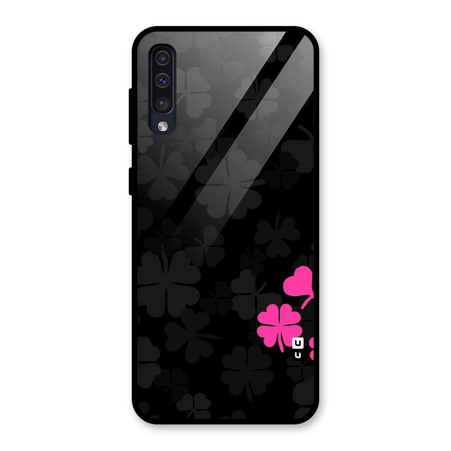 Little Pink Flower Glass Back Case for Galaxy A30s