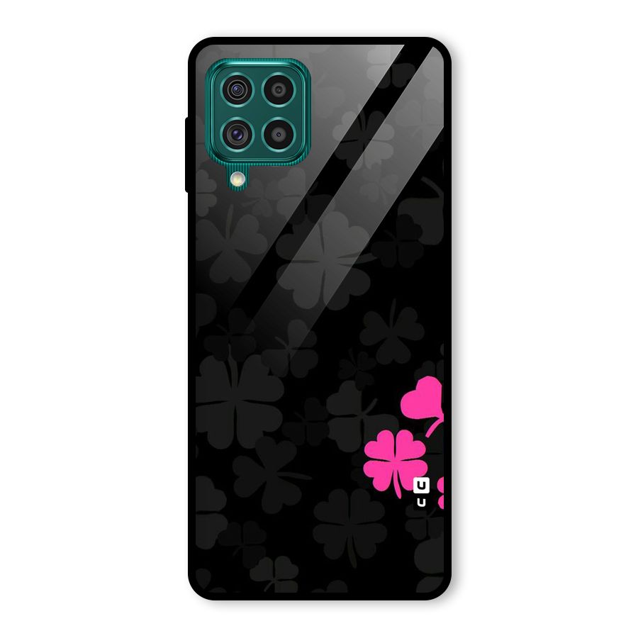Little Pink Flower Glass Back Case for Galaxy F62