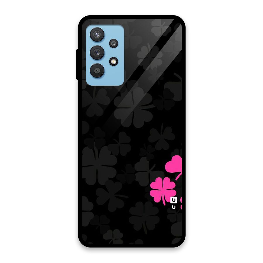 Little Pink Flower Glass Back Case for Galaxy M32 5G