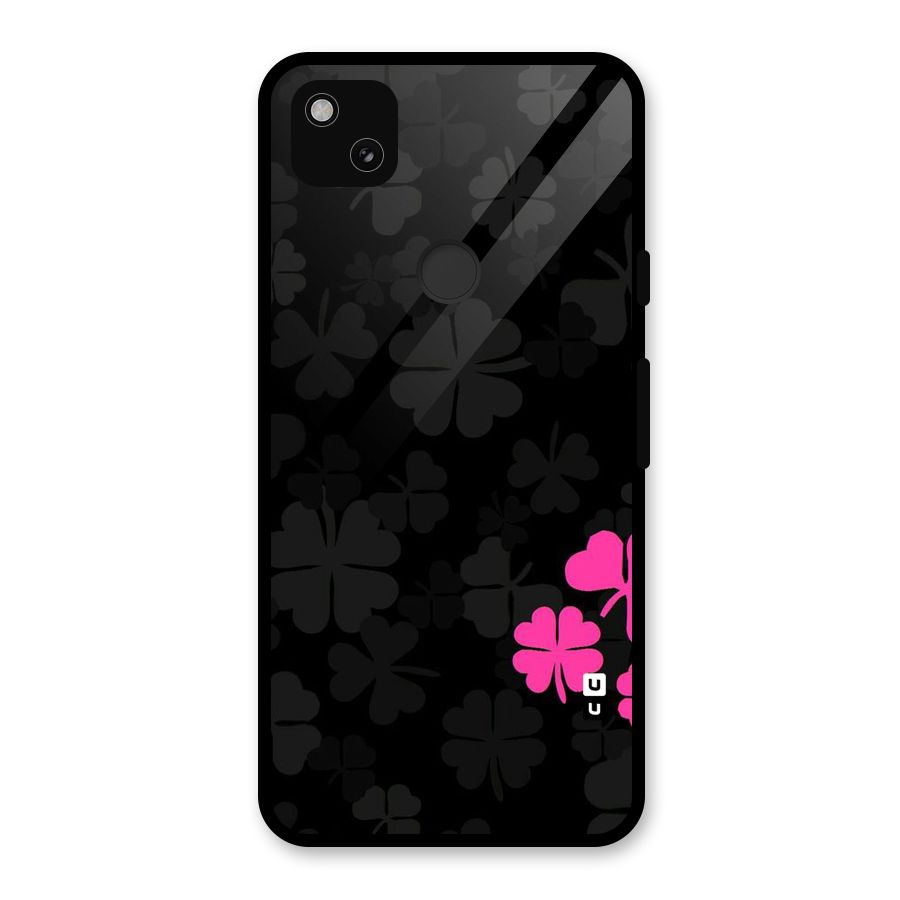 Little Pink Flower Glass Back Case for Google Pixel 4a