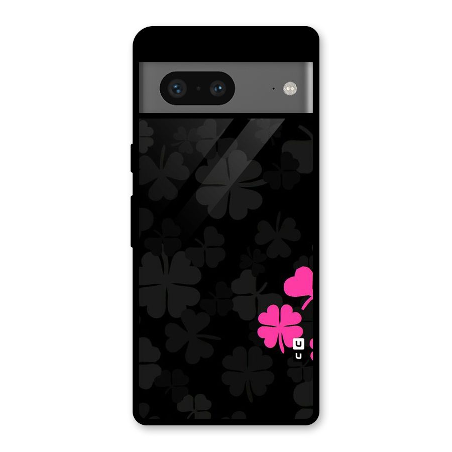 Little Pink Flower Glass Back Case for Google Pixel 7
