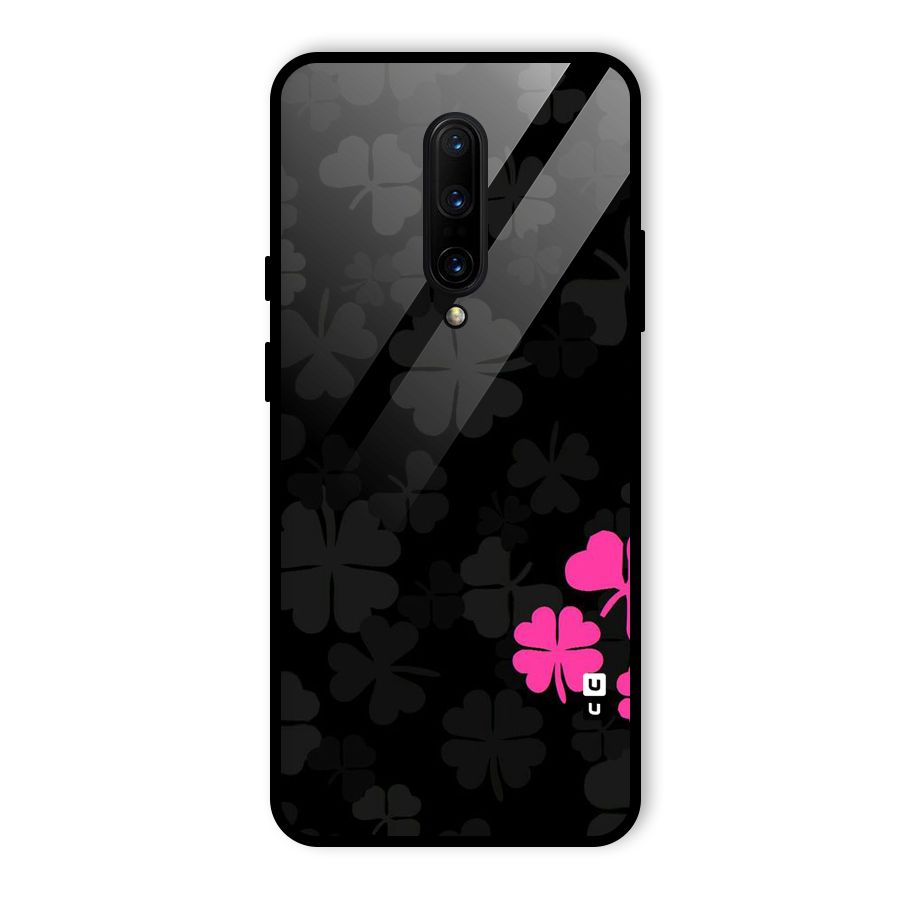 Little Pink Flower Glass Back Case for OnePlus 7 Pro