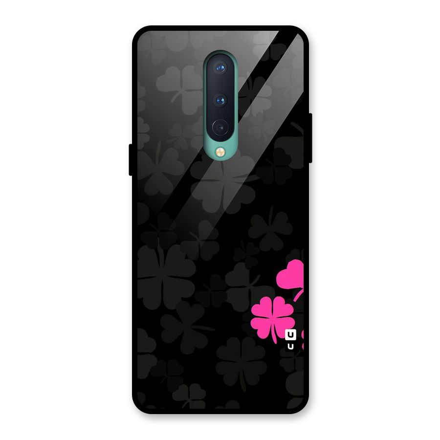 Little Pink Flower Glass Back Case for OnePlus 8