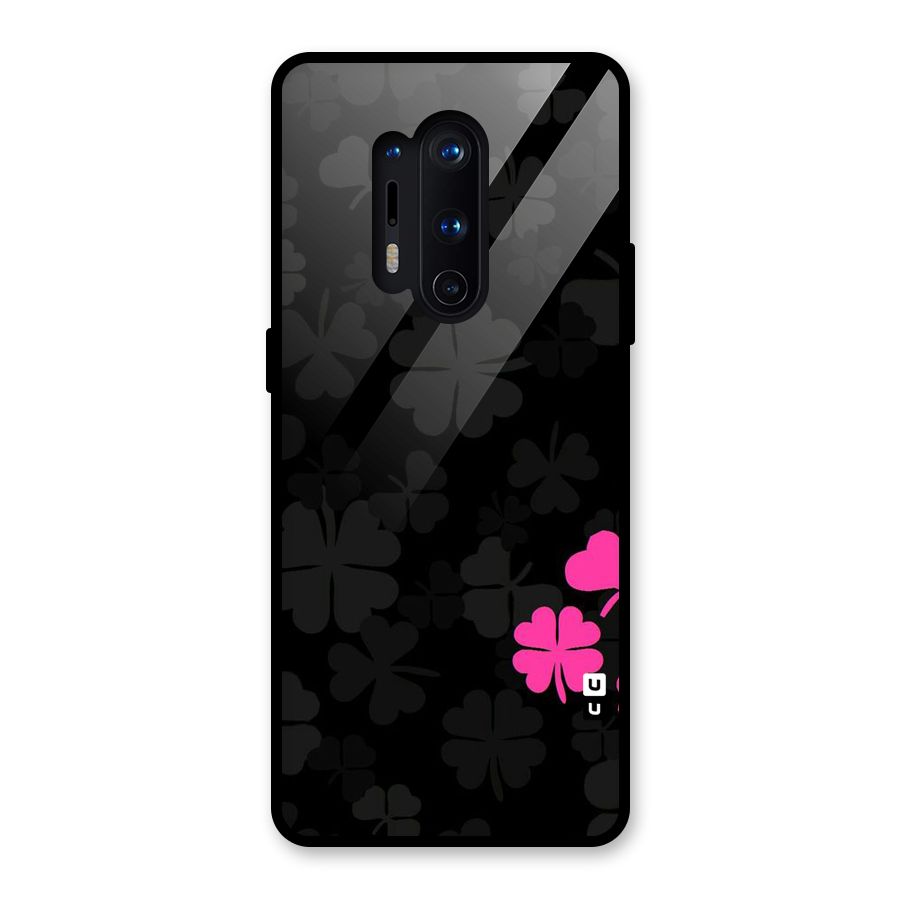 Little Pink Flower Glass Back Case for OnePlus 8 Pro