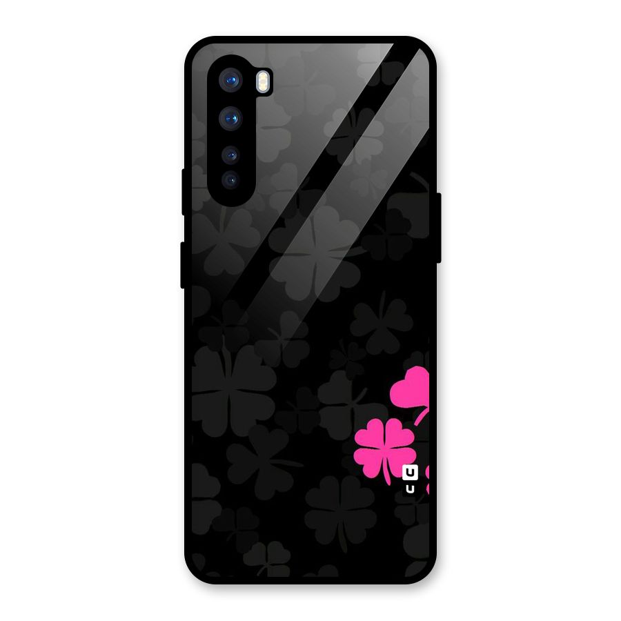 Little Pink Flower Glass Back Case for OnePlus Nord