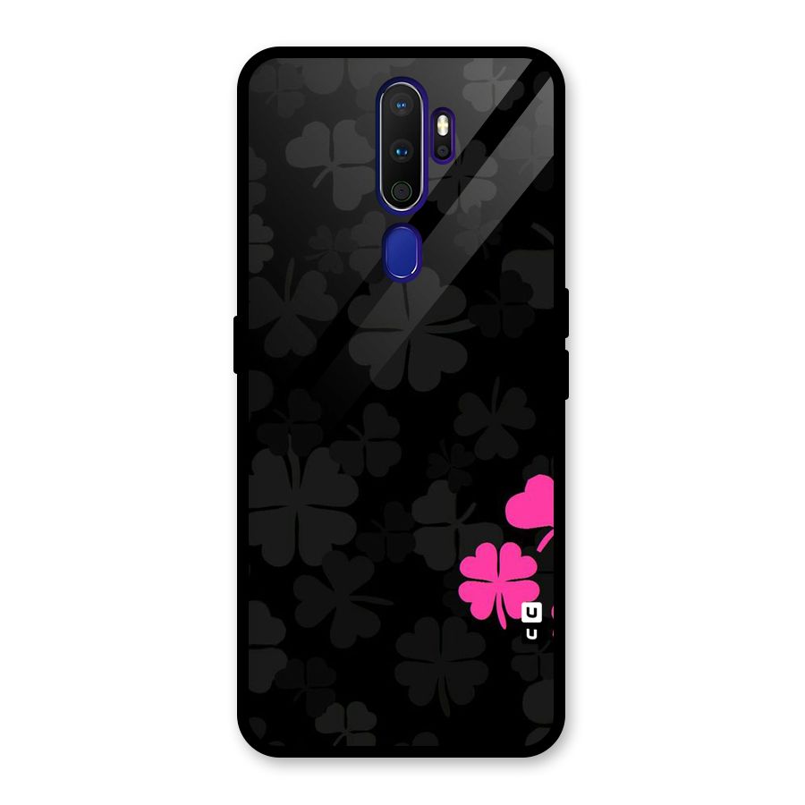 Little Pink Flower Glass Back Case for Oppo A9 (2020)