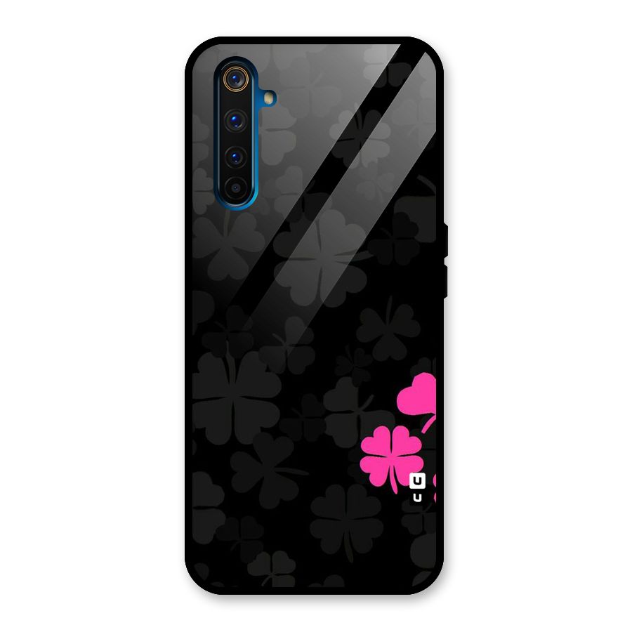 Little Pink Flower Glass Back Case for Realme 6 Pro