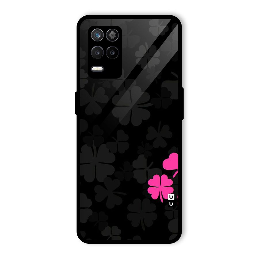 Little Pink Flower Glass Back Case for Realme 8 5G