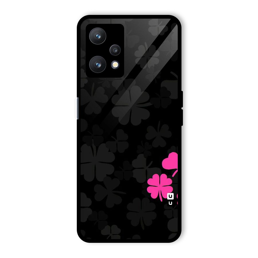 Little Pink Flower Glass Back Case for Realme 9 Pro 5G
