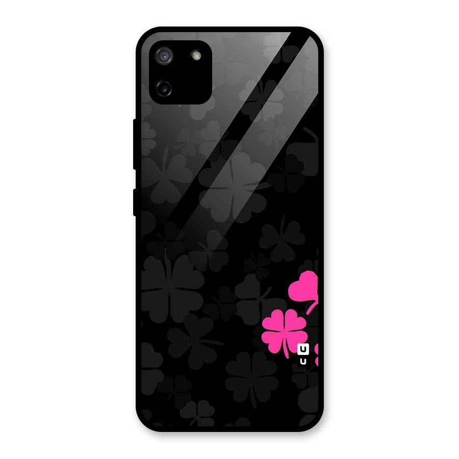 Little Pink Flower Glass Back Case for Realme C11