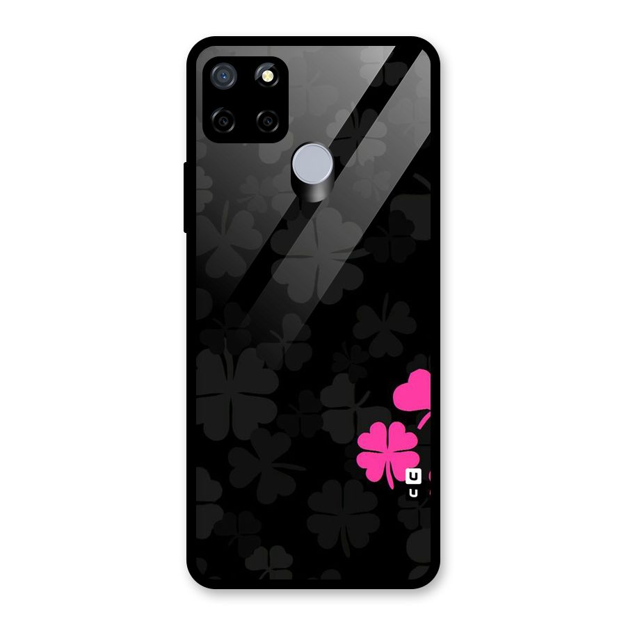 Little Pink Flower Glass Back Case for Realme C12