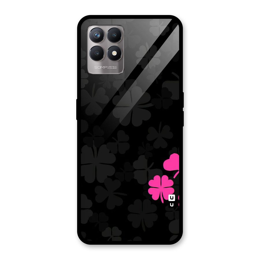 Little Pink Flower Glass Back Case for Realme Narzo 50