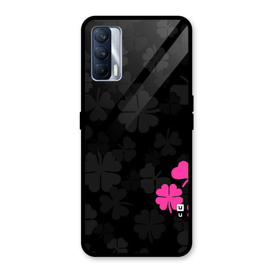 Little Pink Flower Glass Back Case for Realme X7