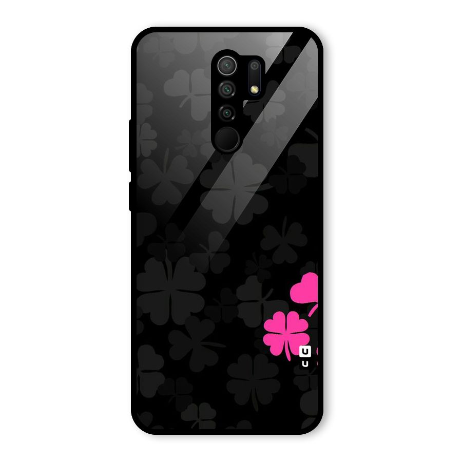 Little Pink Flower Glass Back Case for Redmi 9 Prime