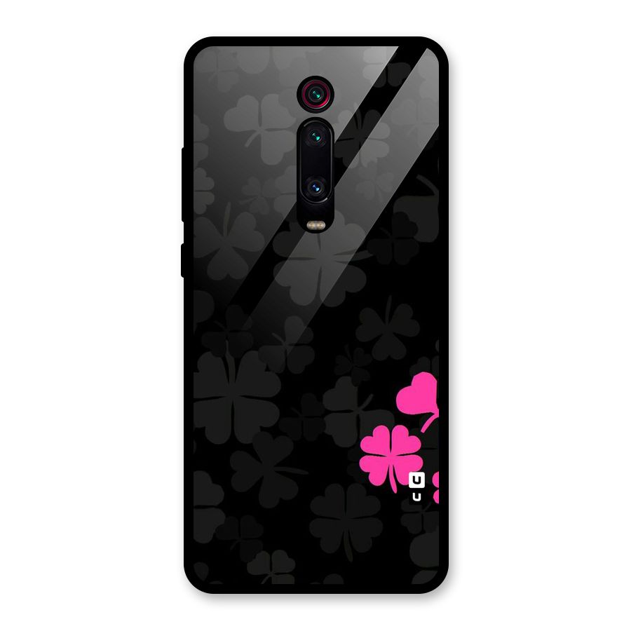 Little Pink Flower Glass Back Case for Redmi K20 Pro