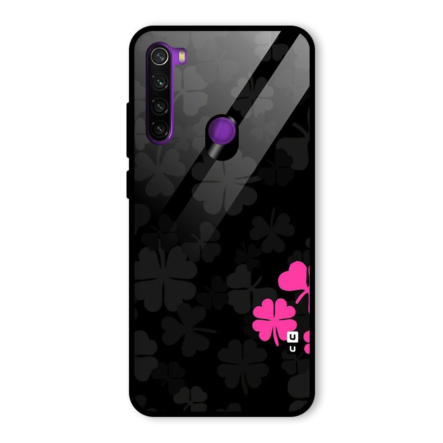 Little Pink Flower Glass Back Case for Redmi Note 8