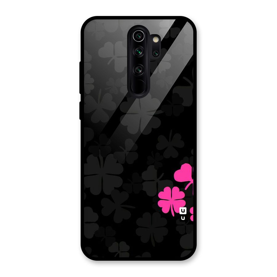 Little Pink Flower Glass Back Case for Redmi Note 8 Pro
