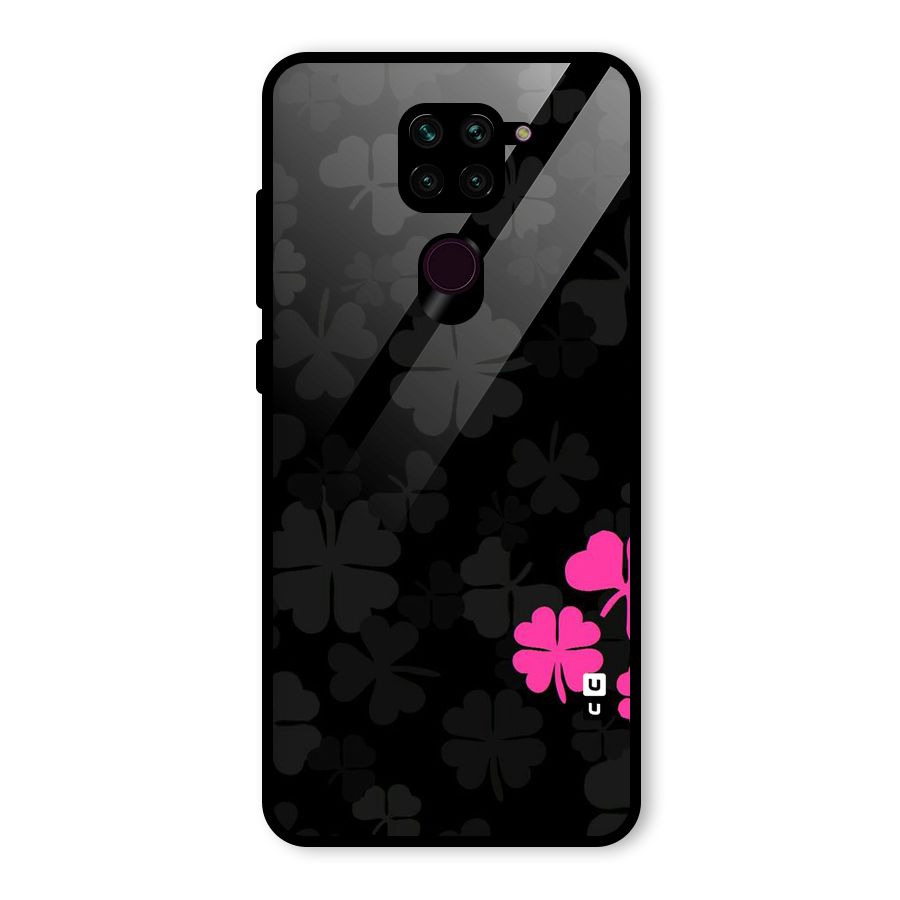 Little Pink Flower Glass Back Case for Redmi Note 9