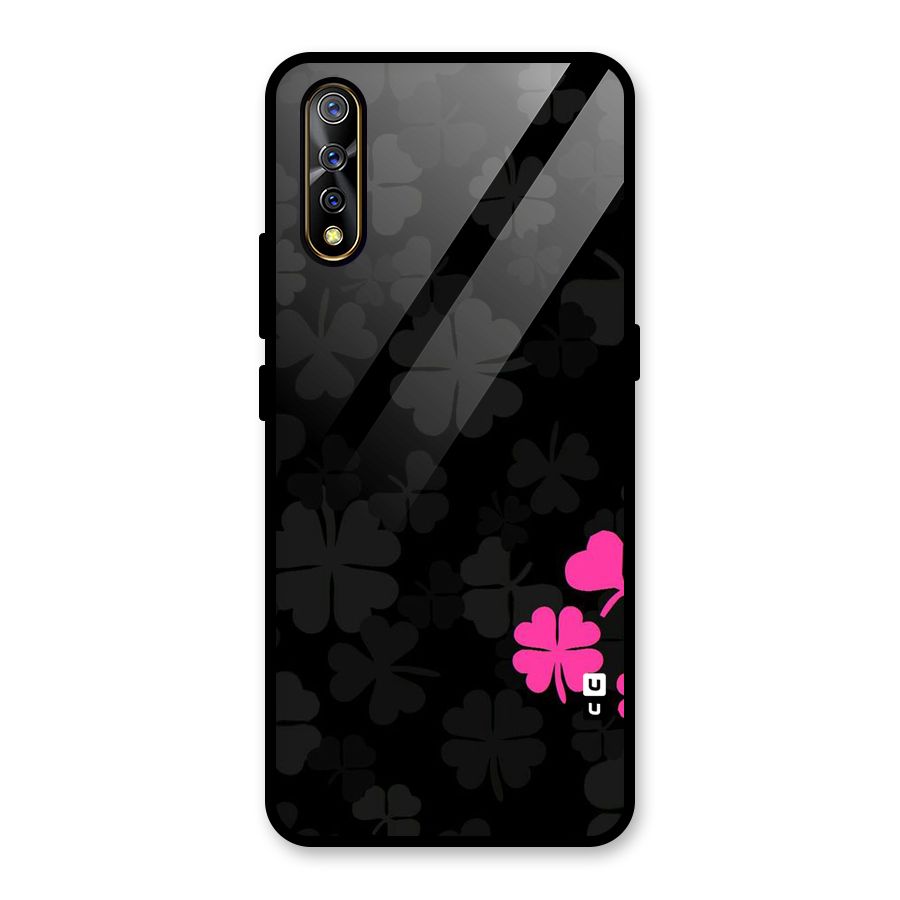 Little Pink Flower Glass Back Case for Vivo S1